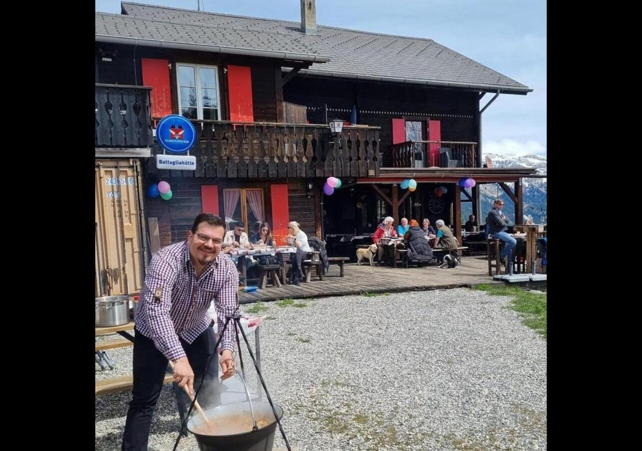 Bergpension Battagliahuette Malix Buitenkant foto